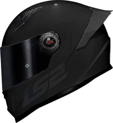 Capacete Masculino Ls2 Ff358 S Preto Spoiler Fechado Moto