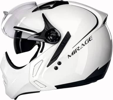 Capacete Aberto Moto Peels Mirage Classic Branco/Grafite 60