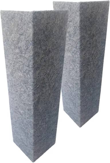 Arranhador para Gatos de canto Sofá Gatto Karino - Kit 2un Carpete (Grafite, 60 cm)