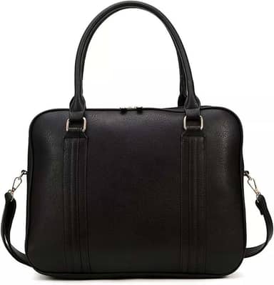 Bolsa Feminina Pasta Executiva para Notebook até 15.6” Reforçada Couro Ecológico para Trabalho, Reuniões e Dia a Dia