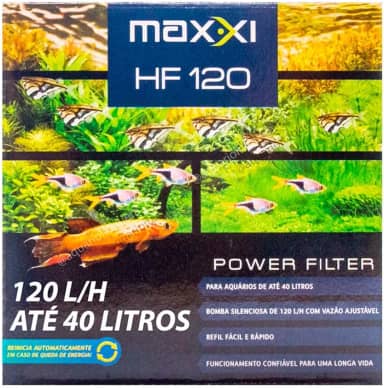 Filtro Externo 120L e H 220V Maxxi Power Tudo Pet Para Peixes