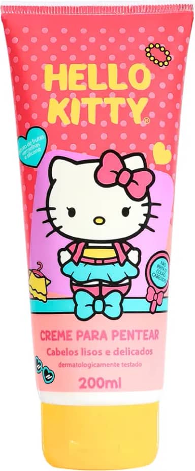 Cia Da Natureza - Cremoso Pent Hello Kitty 200Ml Lisos E Delicados