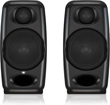 IK Multimedia Monitor iLoud Micro Monitor portátil de 50 watts, Bluetooth, monitores de referência para estúdio, alto-falantes duplos para produção musical, mixagem, masterização, composição, produção