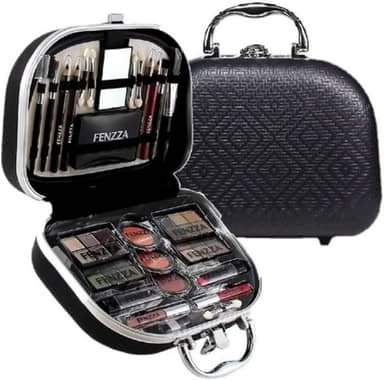 Maleta Com Kit De Maquiagem, Fenzza, Preto