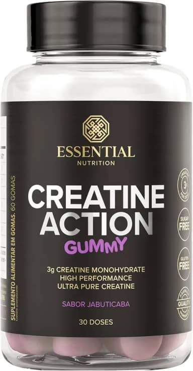 Creatina Creatine Action Gummy sabor Jabuticaba - Essential Nutrition