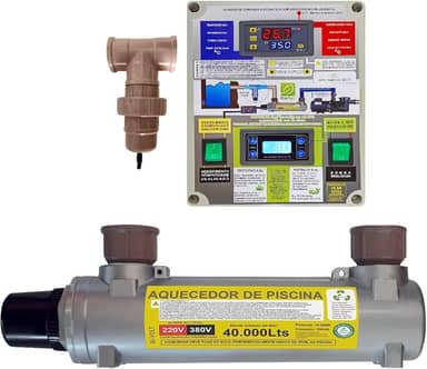 AQUECEDOR ELETRICO DE PISCINA PARA 40.000 LITROS COM IONIZADOR