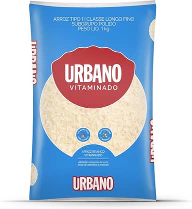 Urbano, Arroz Branco Vitaminado - 1kg