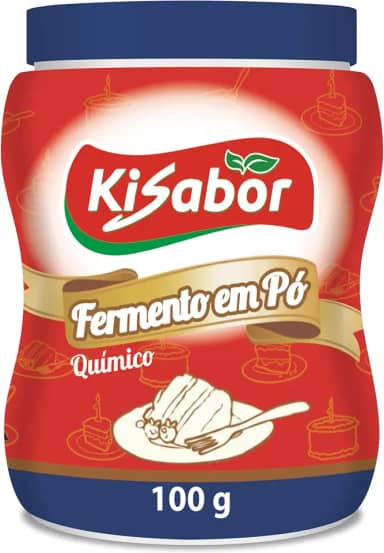 KiSabor Fermento Em Pó Químico Kisabor 100 Gramas