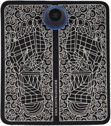 Tapete Massageador de pé, braços e pernas EMS para remodelar as pernas, estimulador muscular, melhora circulação dos pés fisioterapia, relaxamento