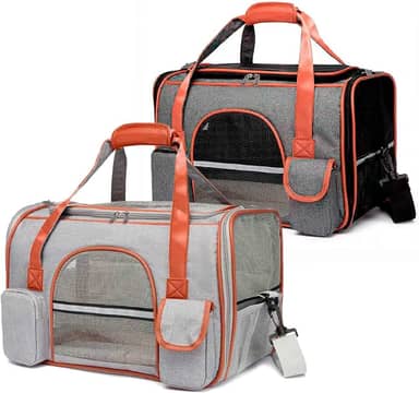 Bolsa Pet Transporte Viagem Mala Avião Luxo Cães E Gatos (preto)