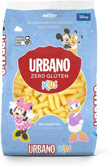 Urbano, Macarrão de Arroz, Mini Rigatoni, Kids - 500g