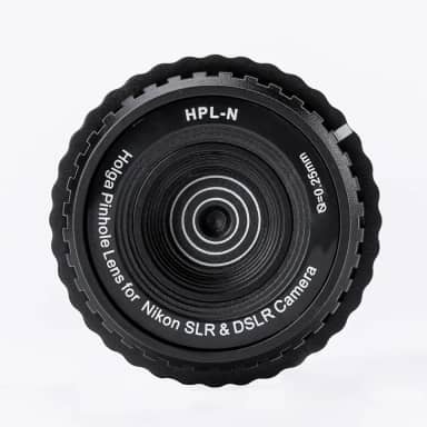 Holga HPL-N 0,25 mm Lente Pinhole para Câmera Nikon SLR e DSLR (Preta
