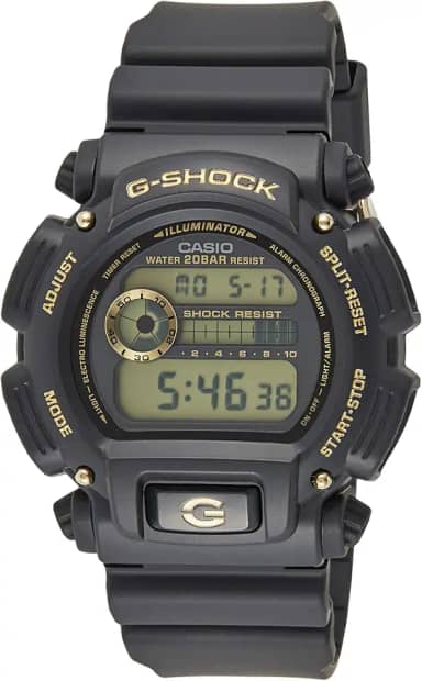 Relógio G-shock Dw-9052gbx-1a9dr Preto/dourado