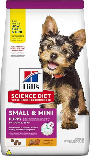 Ração Hill's Science Diet Pequenos e Mini para Cães Filhotes Sabor Frango - 2.04kg