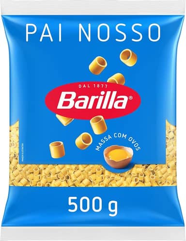 Barilla Macarrão Pai Nosso Com Ovos 500G Para Sopas