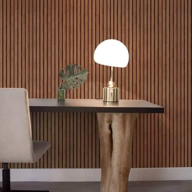 Papel De Parede Autocolante Adesivo Lavavel 3d (Madeira Ripado Louro Freijo)