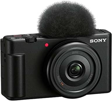 Sony Câmera Vlog ZV-1F para criadores de conteúdo e vloggers preta