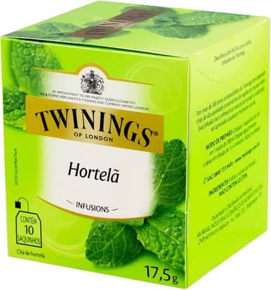 Twinings Chá De Hortelã Com 10 Saquinhos