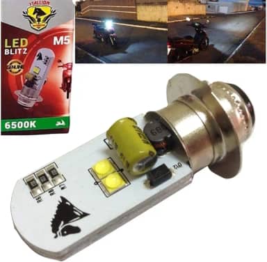 Lampada Led m5 Moto Biz 100/125 Pop Bros 09/12 Crypton Gsr Farol super branco 6500k efeito xenon