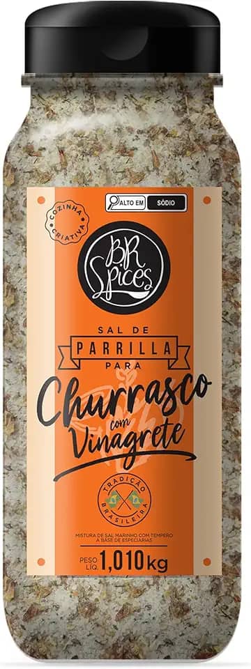 Br Spices Sal De Parrilla Com Vinagrete Br Spices Pote 1,010Kg