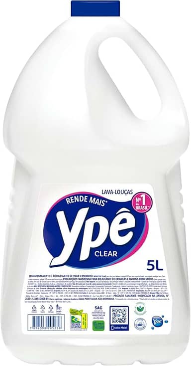 Ypê Detergente Clear 5L