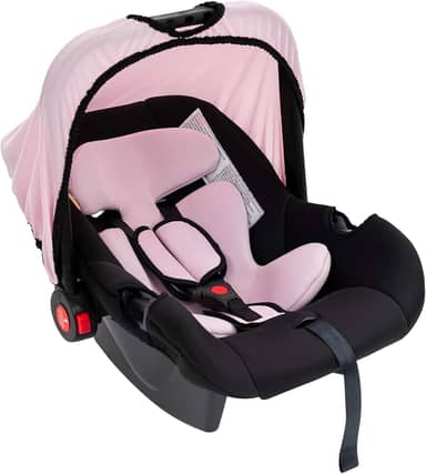 Bebê Conforto até 13kg Styll Baby Preto e Rosa