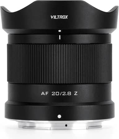 VILTROX Lente grande angular AF Prime de 20 mm F2.8 Z-Mount Full Frame para Nikon Z Mount Z8 Z9 Z6 Z7 Z6 II Z7 II Z5 Z5
