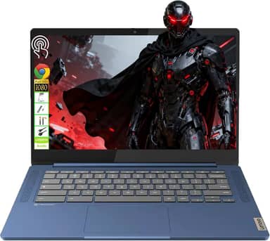 Lenovo IdeaPad Slim 3 Chromebook 35.6 cm FHD Touchscreen, MediaTek Kompanio 520, 4GB RAM, 64GB eMMC + 64GB USB Flash Drive, econômico para estudantes, usuários cotidianos e simples, Chrome OS, pacote