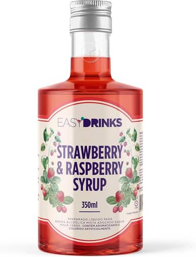 Easy Drinks - Xarope de 350ml (Morango e Framboesa)