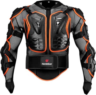 HEROBIKER Adulto Unissex Jaqueta De Proteção Corporal Completa Para Motocicleta, Coluna E Peito, Equipamento Motocross, Protetora 2 Estilos