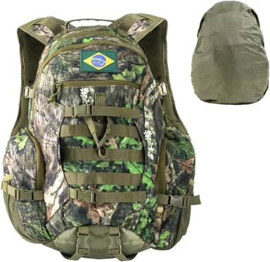 50L Mochila Grande Masculina Reforçada，Adequado para Trekking, Acampamento e Ciclismo Trilha.