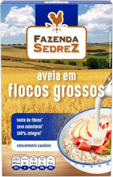 Fazenda Sedrez Aveia Em Flocos Grossos 165G