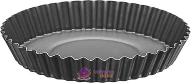 Tramontina 20056024 Forma para Torta e Bolo de Alumínio com Revestimento Interno Antiaderente, Grafite, 24 cm