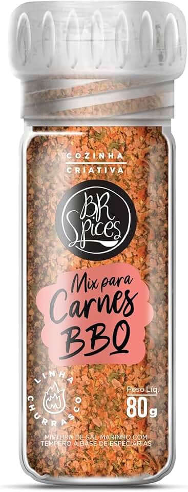 BR Spices Tempero Mix para Carnes (bbq) com Moedor 80G