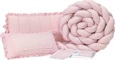 Kit Berco Slim Linho Rosa Mescla 06 Peças