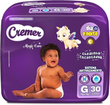 Fralda Cremer Econômica G 30 Unidades