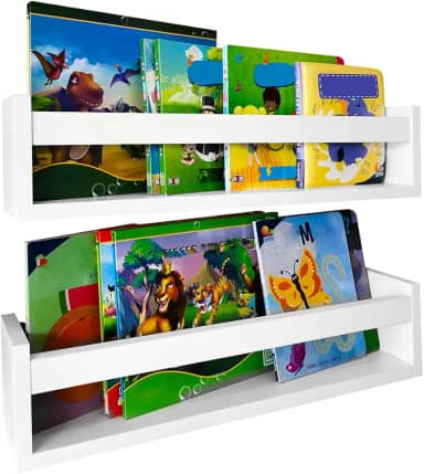 Revisteiro Super Resistente Em MDF Kit 2 Peças