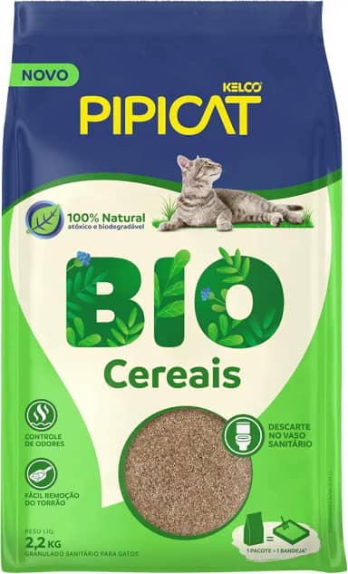 Pipicat Granulado Sanitário BIO CEREAIS 2,2KG