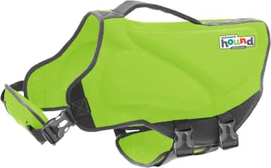Outward Hound Colete salva-vidas Dawson Swim Dog de neoprene de alto desempenho para natação, passeios de barco e segurança na água, PP, verde