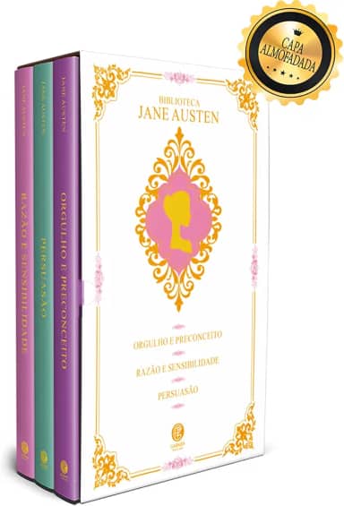 Biblioteca Jane Austen - Box com 3 Livros - Edição de Luxo