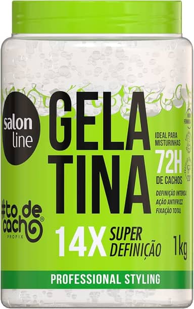 Salon Line, Gelatina Capilar, ToDeCacho, Super Definição, Vegano - Cabelos Ondulados, Cacheados e Crespos, 1 Kg
