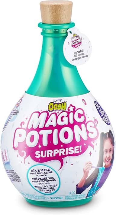 Oosh Kit de Slime Potions Lab Surprise Teal - Descubra Receitas de Slime Fofinho e Brilhante para Crianças de 4 Anos ou Mais