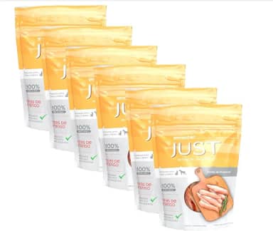 JUST Petiscos Saudáveis Pack com 6 Unidades Slice Mix de Pato e Frango 75G