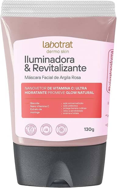Labotrat - Masc Facial Labotrat Dermo Skin 130G Argila Rosa Iluminadora/Revitalizante