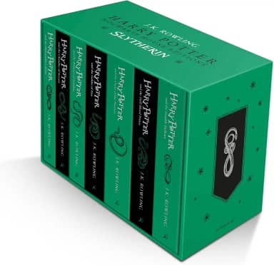 Harry Potter Slytherin House Editions Paperback Box Set: 1-7