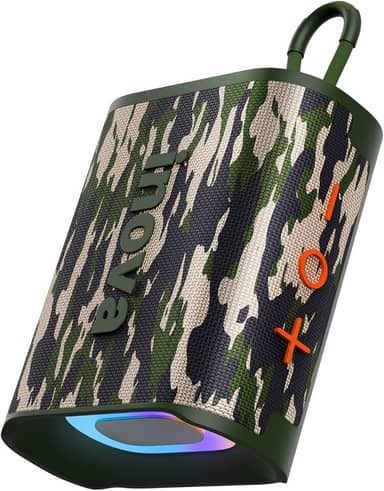 Caixa de Som Bluetooth, Alto-falante Bluetooth, IP67 à Prova d'Água e Poeira, Ideal para Ambientes Internos, Externos e Passeios (verdemilitar)