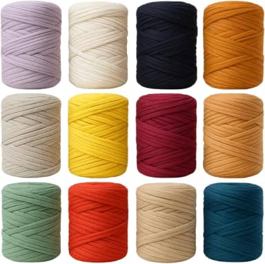 Kit 10 Fio De Malha Ecológico 10kg Residual Para Crochê Colorido 140m Reciclável Ecomalha (10)