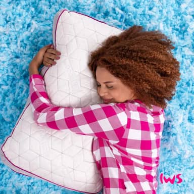 Kit 02 Travesseiros ajustáveis - I wanna sleep - Snow®, flocos de espuma removíveis, ideal para dores na coluna, altura personalizada, alívio de pressão, antiestresse, tecido em bambu respirável