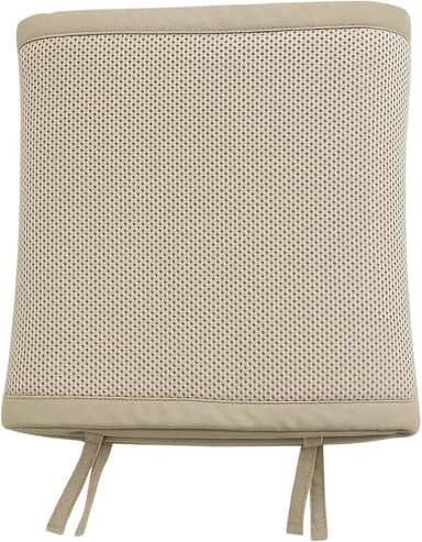 Baby Deluxe Tela Respiravel Rede De Proteção Berço Luxo Bege