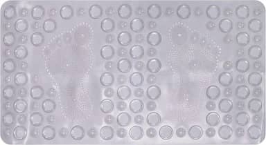 TAPETE DE BOX AQUA RETANGULAR 66X36CM INCOLOR 6636R